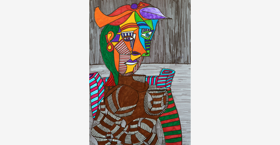 Verdrehte Figur (nach Picasso)